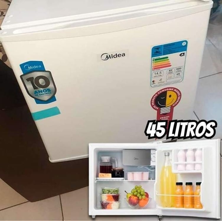 Frigobar Branco 45 Litros Midea Frigobar Branco 45 Litros Midea