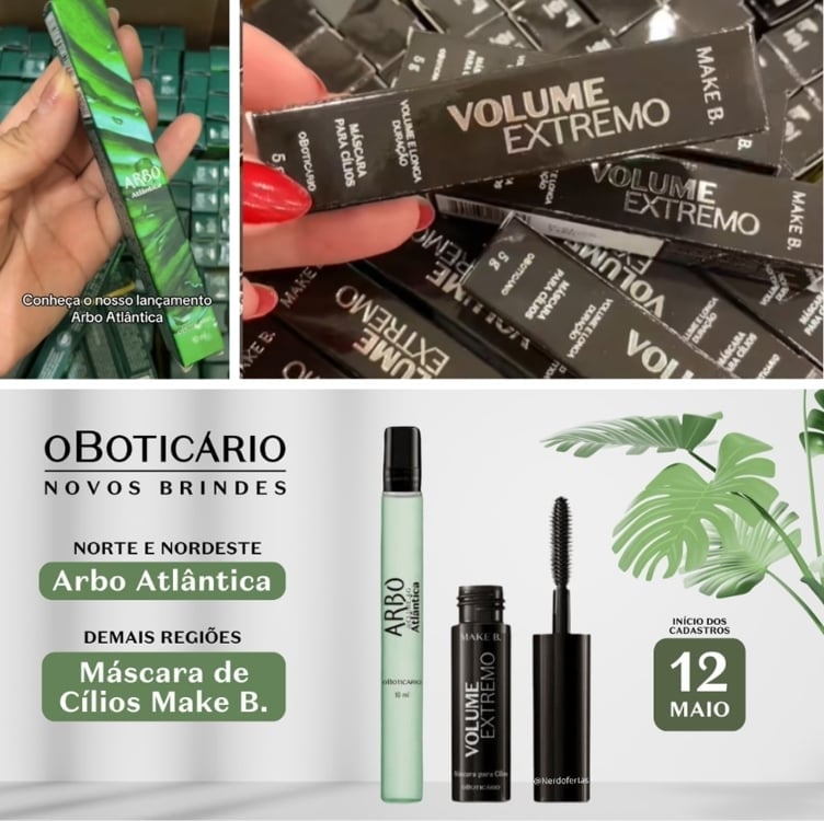 GRÁTIS - Arbo Atlântica ou Make B. GRÁTIS - Arbo Atlântica ou Make B.