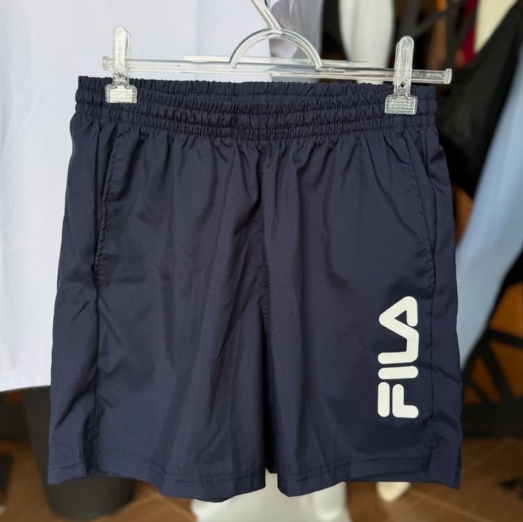 Short Fila Train 5 Masculino - Marinho+Branco Short Fila Train 5 Masculino - Marinho+Branco