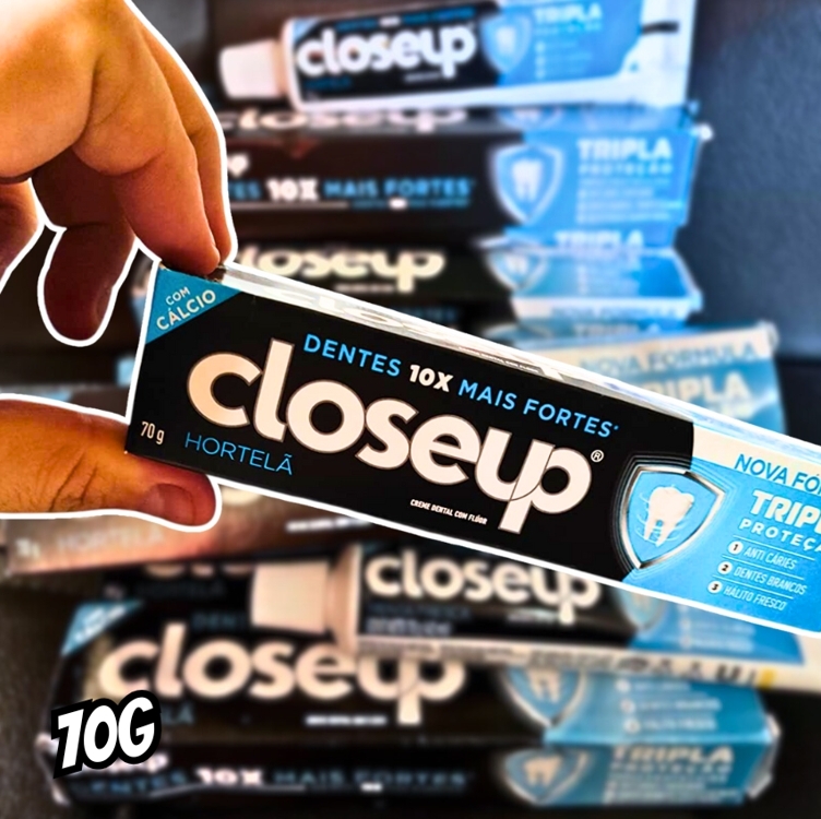 Close Up Creme Dental Triple Hortela 70G Close Up Creme Dental Triple Hortela 70G