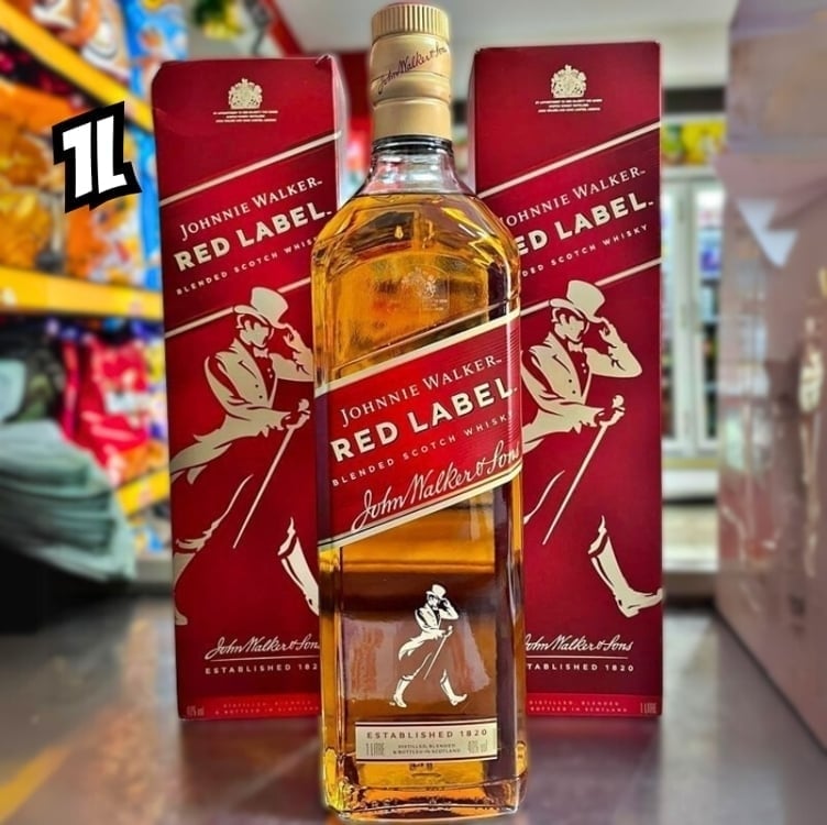 Whisky Johnnie Walker Red Label 1 Litro Whisky Johnnie Walker Red Label 1 Litro