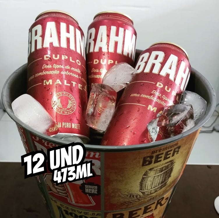 Pack de Brahma Duplo Malte 473ml , 12 Unidades Pack de Brahma Duplo Malte 473ml , 12 Unidades