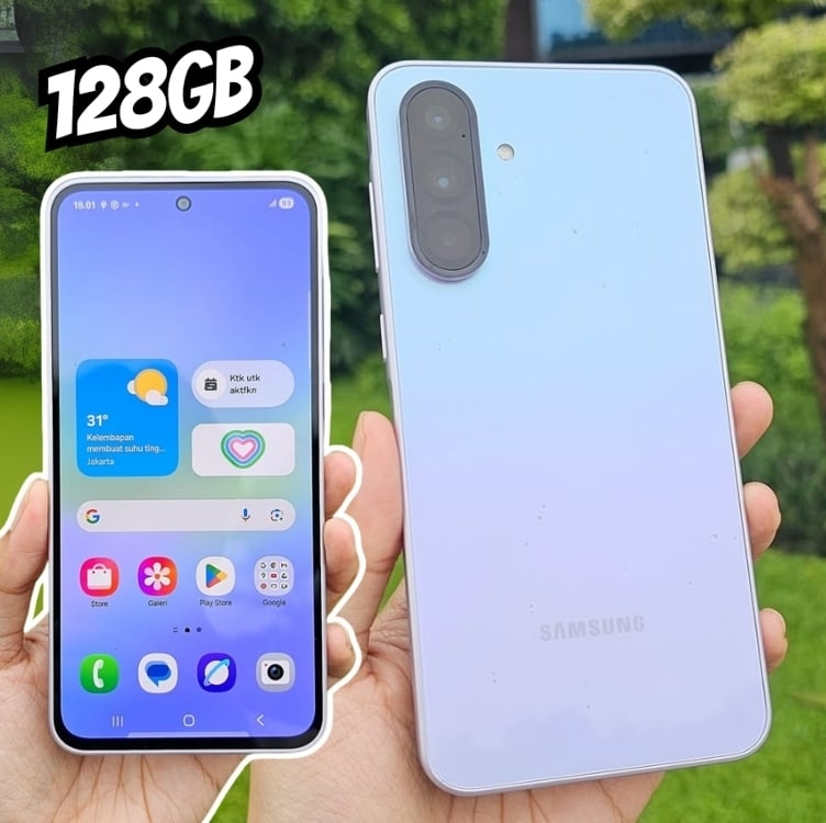 Smartphone Samsung Galaxy A36 5G Violeta 128GB, 6GB RAM, Câmera Tripla até 50MP, Tela Super AMOLED 6.7", IP67, NFC, Recursos AI e Snapdragon 6 Gen 3 Smartphone Samsung Galaxy A36 5G Violeta 128GB, 6GB RAM, Câmera Tripla até 50MP, Tela Super AMOLED 6.7", IP67, NFC, Recursos AI e Snapdragon 6 Gen 3