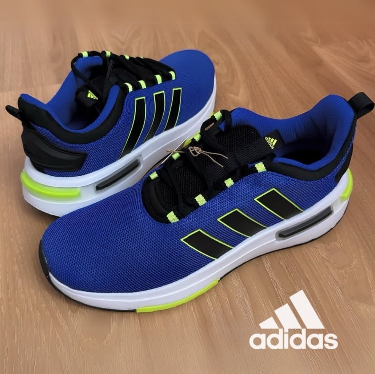 Tênis Adidas Racer TR23 Masculino - Azul+Preto Tênis Adidas Racer TR23 Masculino - Azul+Preto