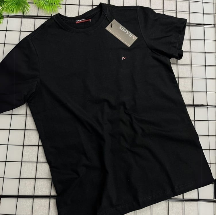 Camiseta Aramis Básica Manga Curta Preto Camiseta Aramis Básica Manga Curta Preto