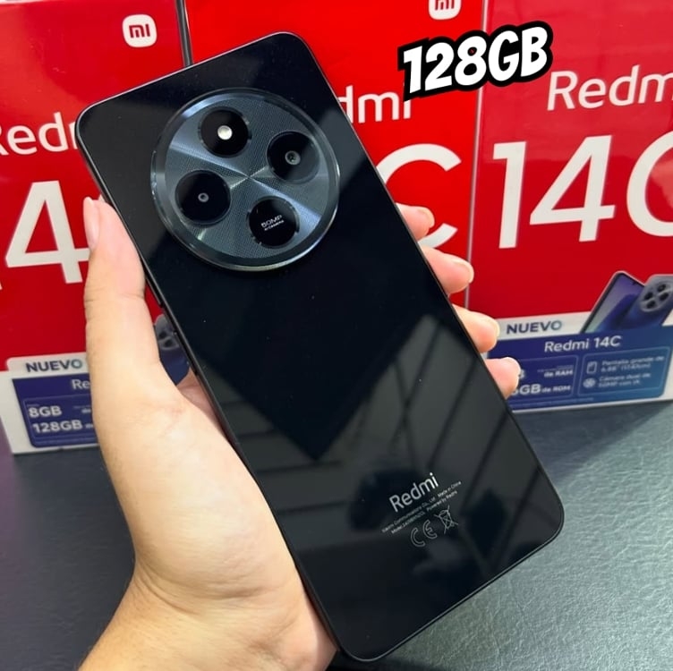 Smartphone Xiaomi Redmi 14C Negro Ocaso (Preto) 4GB RAM 128GB ROM Smartphone Xiaomi Redmi 14C Negro Ocaso (Preto) 4GB RAM 128GB ROM