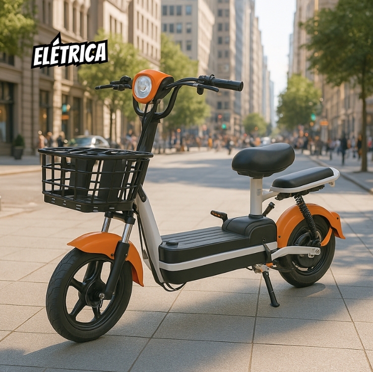 Bicicleta Scooter Pop Elétrica C/ Motor 48v350w Bikelete Bicicleta Scooter Pop Elétrica C/ Motor 48v350w Bikelete