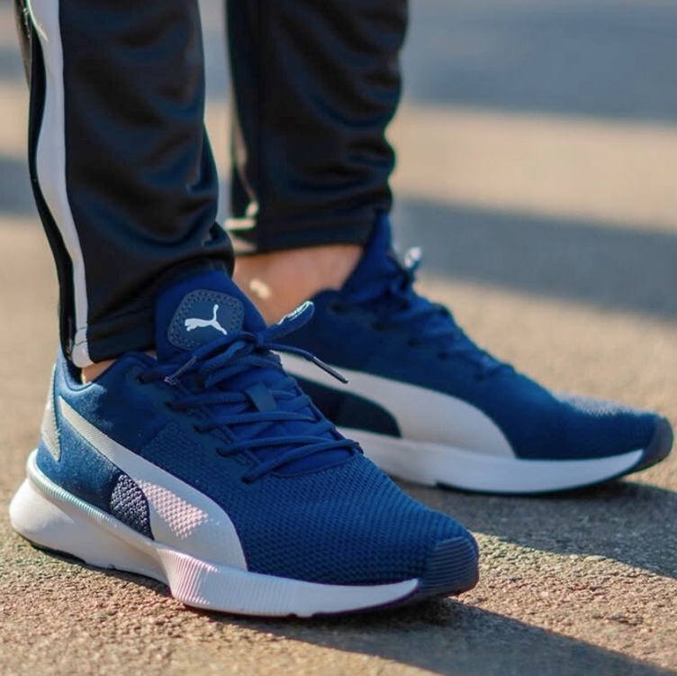 Tênis Puma Flyer Runner Bdp - Marinho+Branco Tênis Puma Flyer Runner Bdp - Marinho+Branco