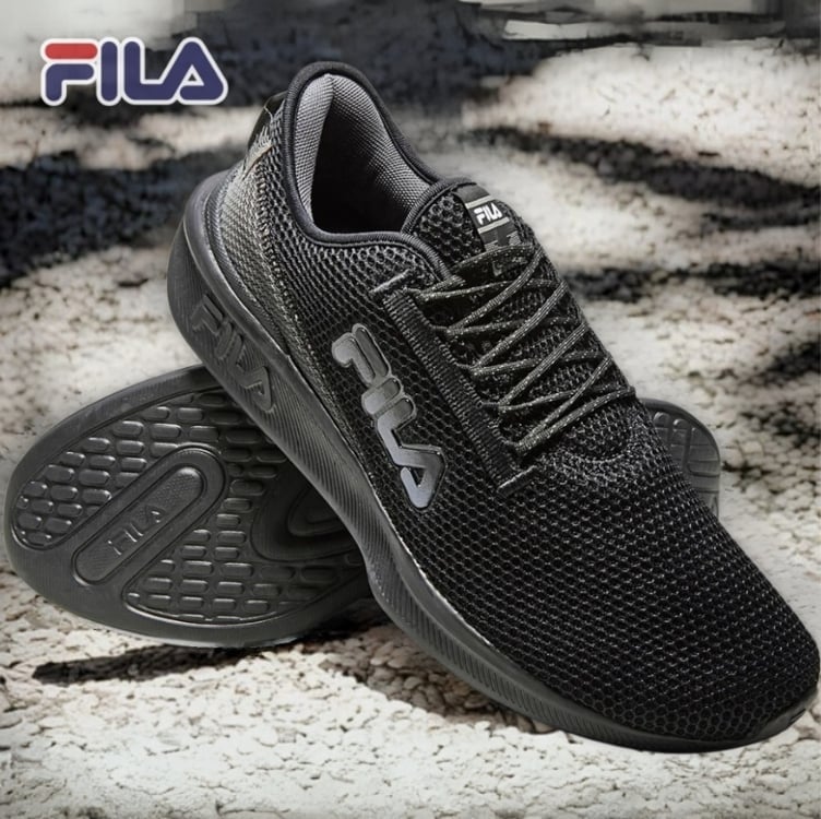Tênis Fila Player Masculino - Preto+Chumbo Tênis Fila Player Masculino - Preto+Chumbo