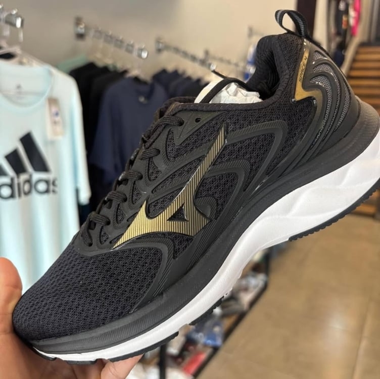 Tênis Mizuno Space 4 Masculino- Preto-branco Tênis Mizuno Space 4 Masculino- Preto-branco