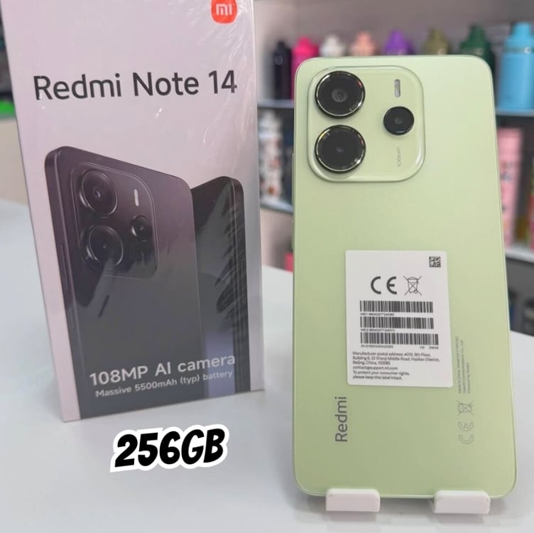 Smartphone Xiaomi Redmi Note 14 Lime Green (Verde) 8GB RAM 256GB ROM Smartphone Xiaomi Redmi Note 14 Lime Green (Verde) 8GB RAM 256GB ROM