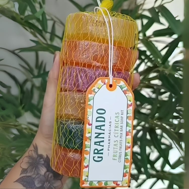 Granado Kit Sabonetes Barra Frutas Cítricas 6X90G Granado Kit Sabonetes Barra Frutas Cítricas 6X90G