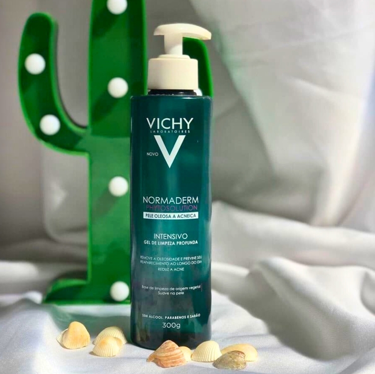 Gel De Limpeza Profunda Anti-acne Normaderm Phytosolution Com Ácido Salicílico 300g Vichy Gel De Limpeza Profunda Anti-acne Normaderm Phytosolution Com Ácido Salicílico 300g Vichy