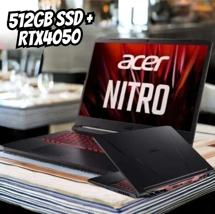 Notebook Gamer Acer Nitro V Intel Core i7 13ª Geração 16GB 512GB RTX4050 Linux Gutta 15.6' FHD ANV15-51-7037 Notebook Gamer Acer Nitro V Intel Core i7 13ª Geração 16GB 512GB RTX4050 Linux Gutta 15.6' FHD ANV15-51-7037