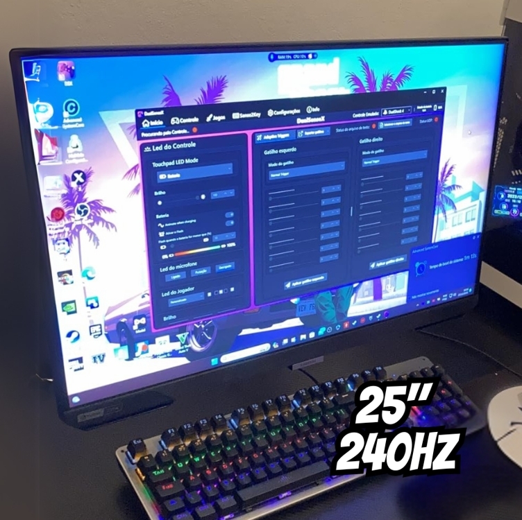 SAMSUNG Monitor Gamer Odyssey 25", FHD, 240 Hz, 1ms, com ajuste de altura, HDMI, DP, Gsync, Freesync, Preto, Série G40 SAMSUNG Monitor Gamer Odyssey 25", FHD, 240 Hz, 1ms, com ajuste de altura, HDMI, DP, Gsync, Freesync, Preto, Série G40