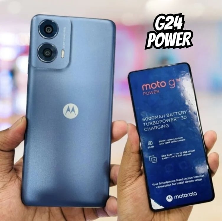 Smartphone Motorola Moto g24 Power 128GB, 4GB RAM, 4GB Ram Boost, AI Camera 50MP, Bateria 6000 mAh Smartphone Motorola Moto g24 Power 128GB, 4GB RAM, 4GB Ram Boost, AI Camera 50MP, Bateria 6000 mAh
