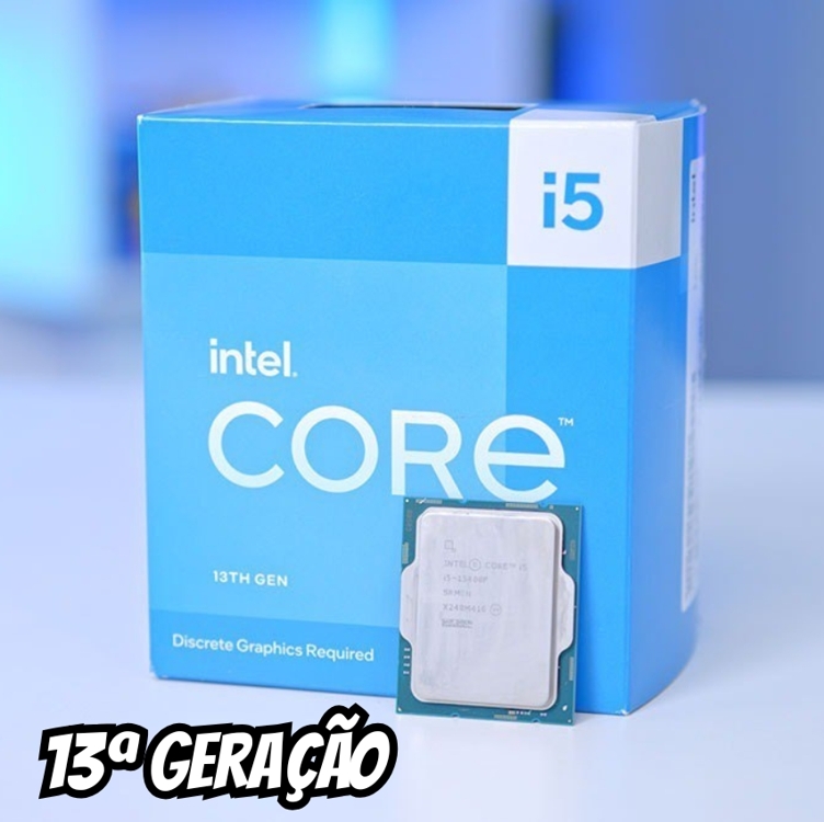 Intel Core i5-13400F 2.5GHz (4.6 Turbo) 10 Core LGA 1700 Processador para Desktop (Raptor Lake) Intel Core i5-13400F 2.5GHz (4.6 Turbo) 10 Core LGA 1700 Processador para Desktop (Raptor Lake)