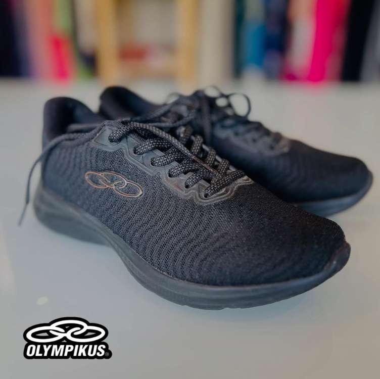Tênis Feminino Atmos Preto Olympikus Tênis Feminino Atmos Preto Olympikus
