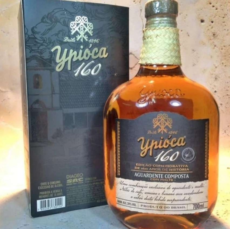 Cachaça Ypióca 160 Anos, 700ml Cachaça Ypióca 160 Anos, 700ml
