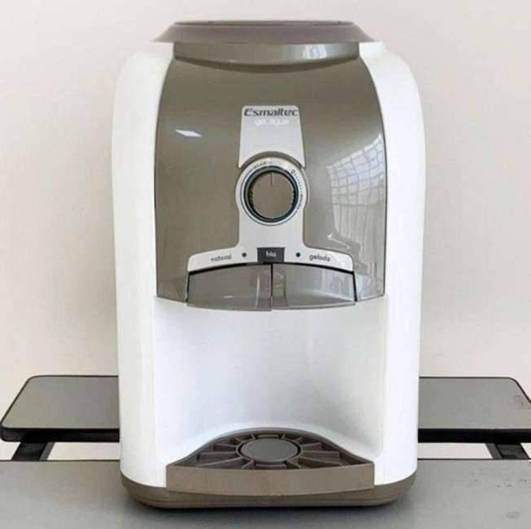 Bebedouro De Água Esmaltec De Mesa Refrigerado Por Compressor Gelágua Egm30 Bebedouro De Água Esmaltec De Mesa Refrigerado Por Compressor Gelágua Egm30