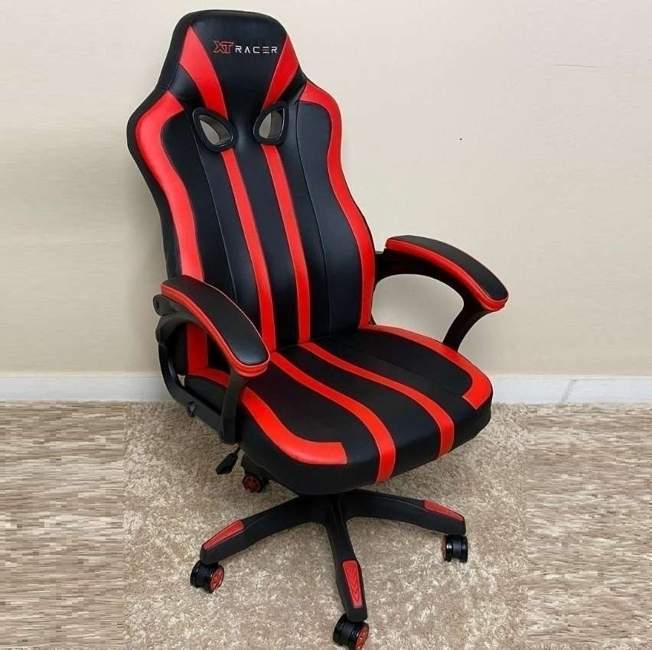 Cadeira Gamer XT Racer Reclinável - Preta e Vermelha Force Series XTF100 Cadeira Gamer XT Racer Reclinável - Preta e Vermelha Force Series XTF100