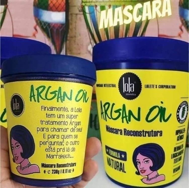 Lola Cosmetics Mascara Argan Oil Azul/Amarelo Lola Cosmetics Mascara Argan Oil Azul/Amarelo