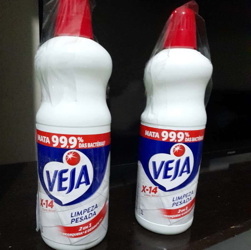 Limpador X14 Limpeza Pesada 2Em1 Cloro Ativo 1 L, Veja, 1L Limpador X14 Limpeza Pesada 2Em1 Cloro Ativo 1 L, Veja, 1L
