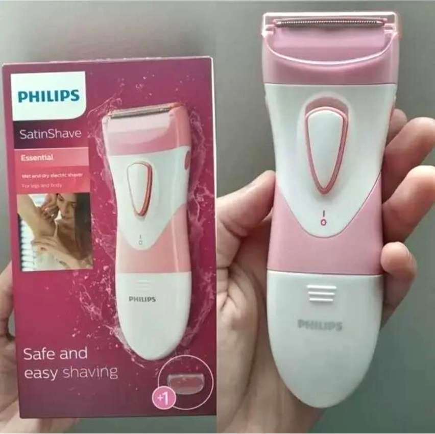 Aparador de Pelos Philips SatinShave Essential - HP6306/00 Feminino 1 Velocidade com Acessórios Aparador de Pelos Philips SatinShave Essential - HP6306/00 Feminino 1 Velocidade com Acessórios