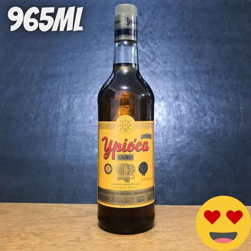 Cachaça Ypioca Ouro 965ml caixa com 12 unidades Cachaça Ypioca Ouro 965ml caixa com 12 unidades