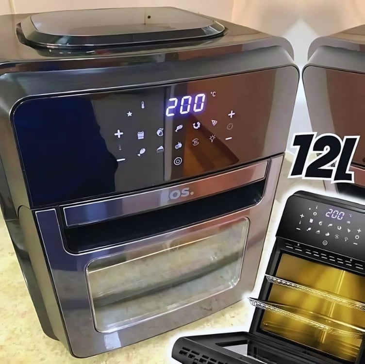 Fritadeira Air Fryer Oven Eos 15 Litros Digital Inox All Black Eaf15ip 220v Fritadeira Air Fryer Oven Eos 15 Litros Digital Inox All Black Eaf15ip 220v