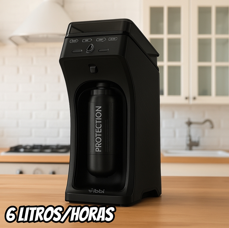 Purificador de Água Gelada Fria e Natural Eletrônico IBBL E-due Equilibrium Grafite Bivolt Purificador de Água Gelada Fria e Natural Eletrônico IBBL E-due Equilibrium Grafite Bivolt