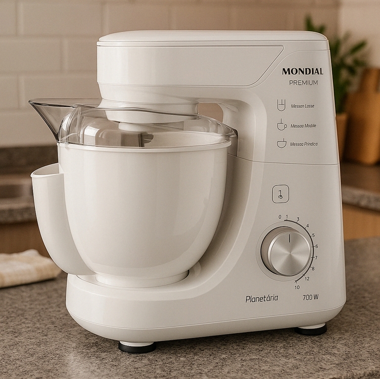 Batedeira Planetária, Mondial, Marsala/Inox, 700W, 110V - BP-01P-M Batedeira Planetária, Mondial, Marsala/Inox, 700W, 110V - BP-01P-M