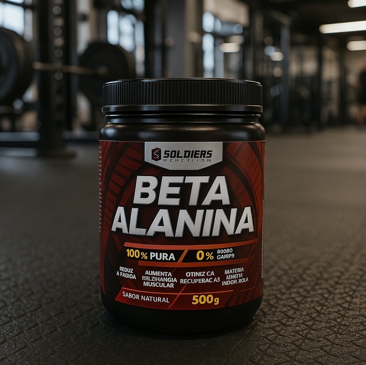 Beta Alanina 500g 100% Pura Soldiers Nutrition Beta Alanina 500g 100% Pura Soldiers Nutrition