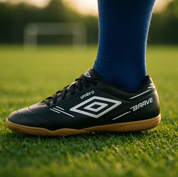 Chuteira Futsal Umbro Brave - Preto Chuteira Futsal Umbro Brave - Preto