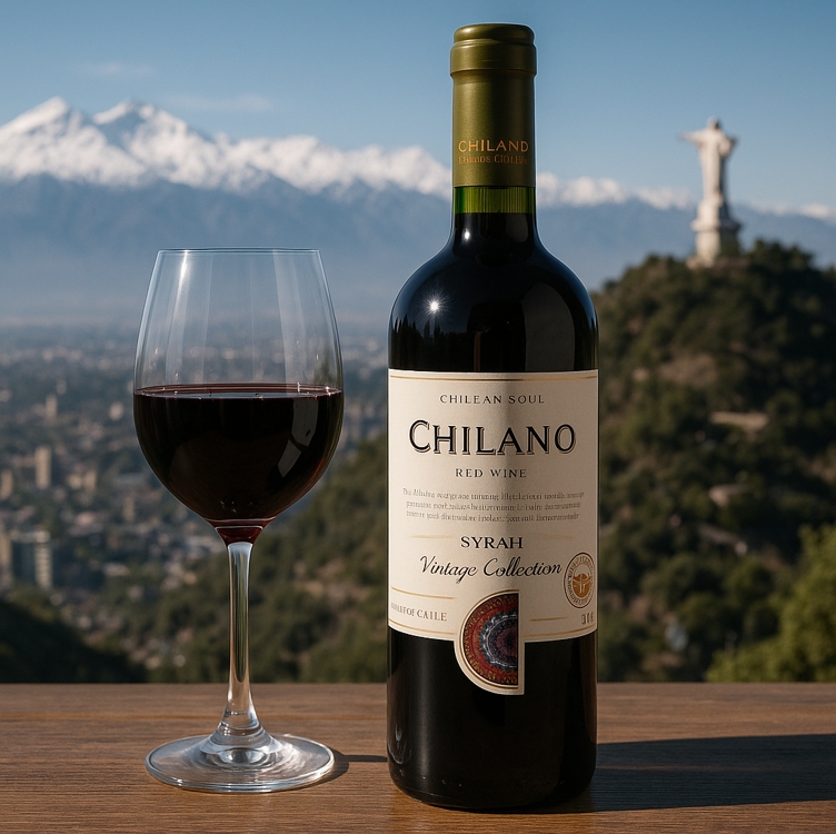 Chilano Vinho Chileno Tinto Syrah 750Ml Chilano Vinho Chileno Tinto Syrah 750Ml