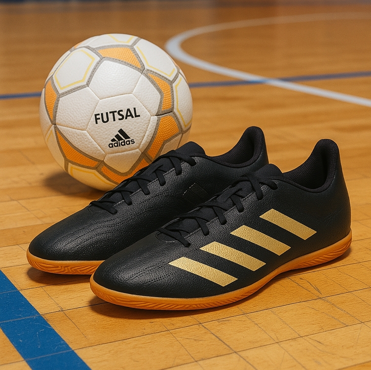 Chuteira Futsal Adidas Deportivo II Unissex - Exclusiva - Preto Chuteira Futsal Adidas Deportivo II Unissex - Exclusiva - Preto
