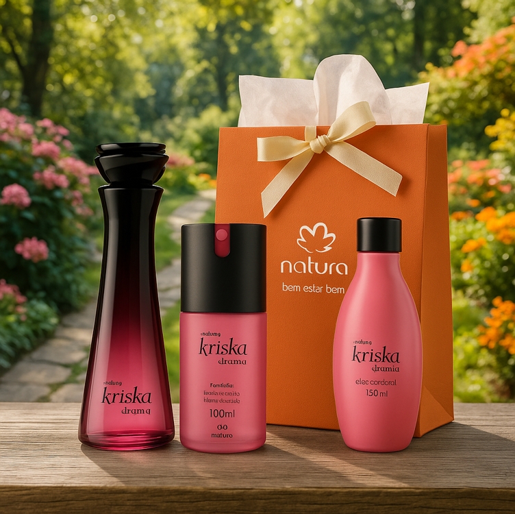 Presente Natura Kriska Drama (3 produtos) Presente Natura Kriska Drama (3 produtos)