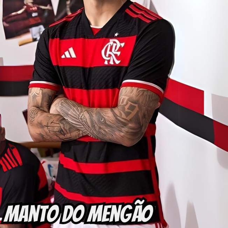 Camisa Masculina Flamengo I 24/25 adidas Camisa Masculina Flamengo I 24/25 adidas