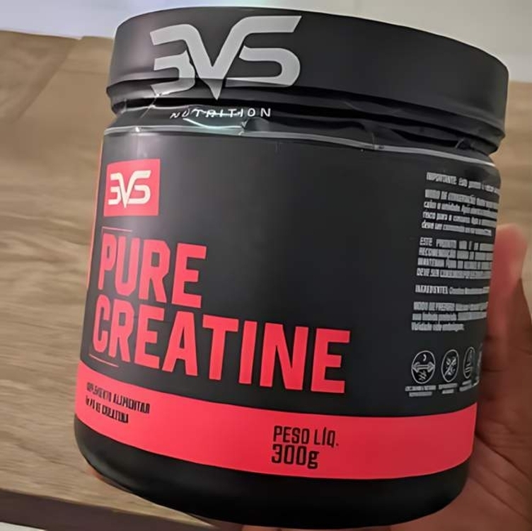 Creatina Monohidratada 300g - 100% Pura Com Laudo - 3VS Nutrition Creatina Monohidratada 300g - 100% Pura Com Laudo - 3VS Nutrition