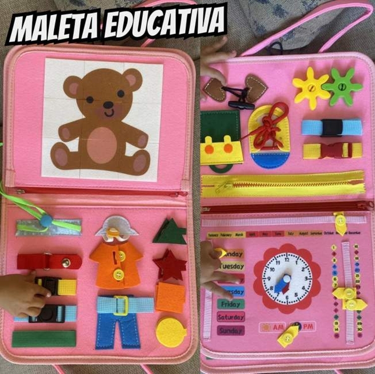 Brastoy Maleta Educativa Montessori Sensorial Brinquedo Brastoy Maleta Educativa Montessori Sensorial Brinquedo