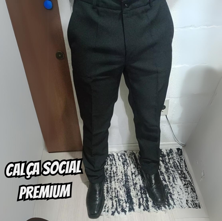 Calça Social Premium Masculina Oxford Calça Social Premium Masculina Oxford