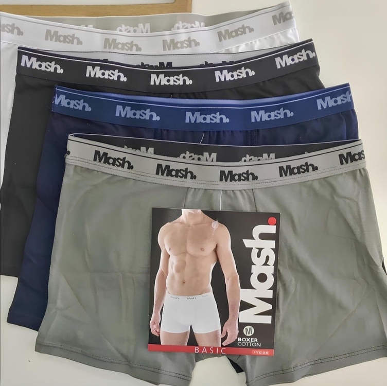 Kit 12 Cuecas Boxer Algodão Mash Kit 12 Cuecas Boxer Algodão Mash