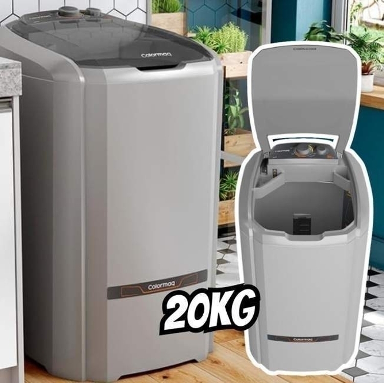 Colormaq Maquina de Lavar Roupa Semi Automatica Tanquinho 20kg LCS20 Branco 127V Colormaq Maquina de Lavar Roupa Semi Automatica Tanquinho 20kg LCS20 Branco 127V