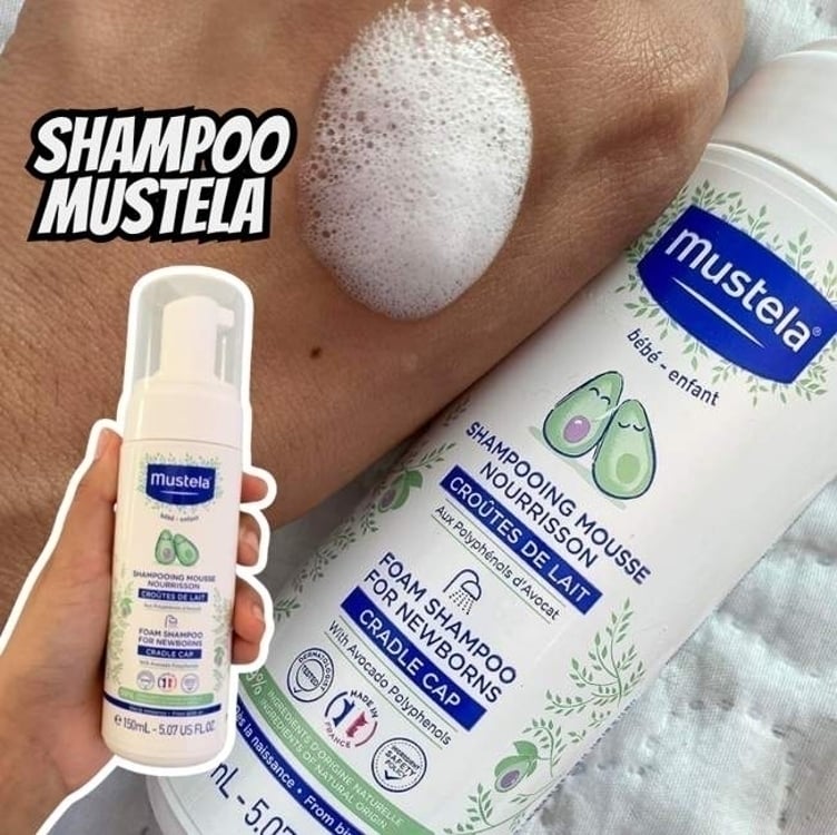 Mustela Shampoo Recém-Nascido 150 Ml - Xampu Textura Espuma Previne E Elimina A Crosta Láctea Dos Bebês - Vegano Feito Com 99% De Ingredientes De Origem Natural E Com Fórmula Biodegrável Mustela Shampoo Recém-Nascido 150 Ml - Xampu Textura Espuma Previne E Elimina A Crosta Láctea Dos Bebês - Vegano Feito Com 99% De Ingredientes De Origem Natural E Com Fórmula Biodegrável