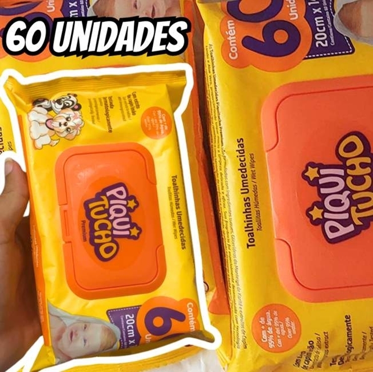 Banho Fresh Toalhinhas Umed Piquitucho Premium Com 60 Pcs Banho Fresh Toalhinhas Umed Piquitucho Premium Com 60 Pcs