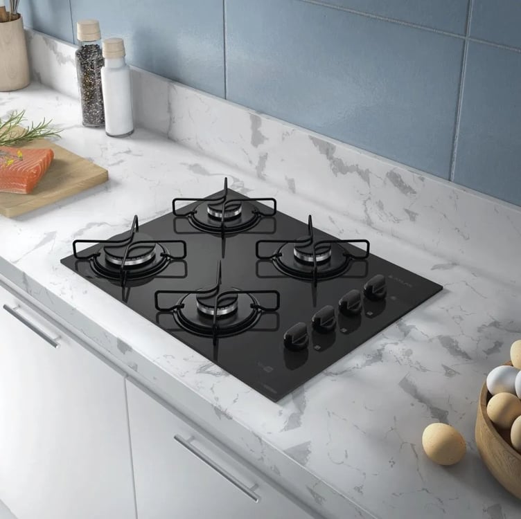 Cooktop 4 Bocas Atlas Agile Up Mesa Vidro Mega Chama Bivolt Cooktop 4 Bocas Atlas Agile Up Mesa Vidro Mega Chama Bivolt