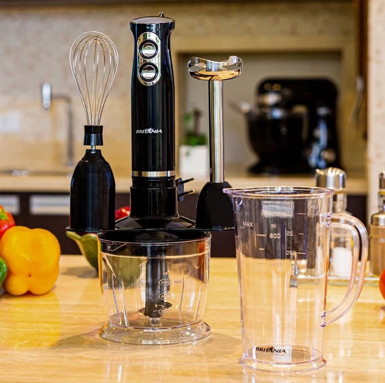 Mixer Britânia 3 Em 1 500w Preto Bmx400p 110V/127V Mixer Britânia 3 Em 1 500w Preto Bmx400p 110V/127V