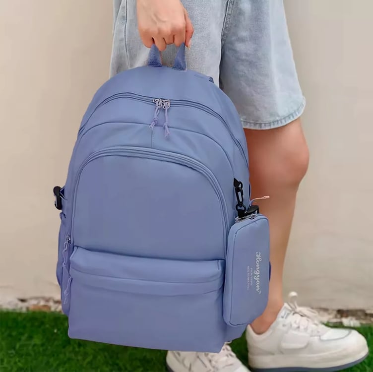 Mochila Unissex Colorida Resistente Original Livros Escolar Mochila Unissex Colorida Resistente Original Livros Escolar