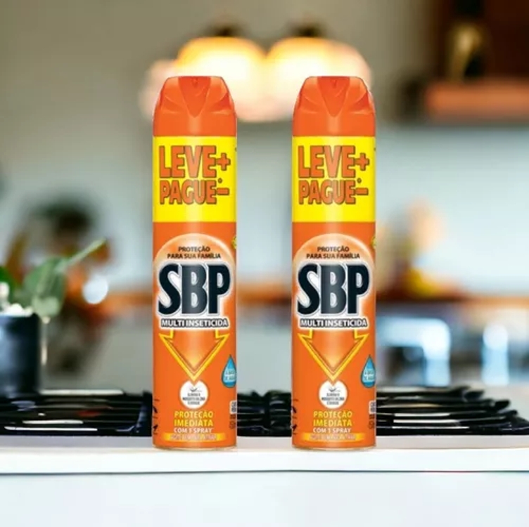 SBP Inseticida Aerossol 450Ml Laranja SBP Inseticida Aerossol 450Ml Laranja