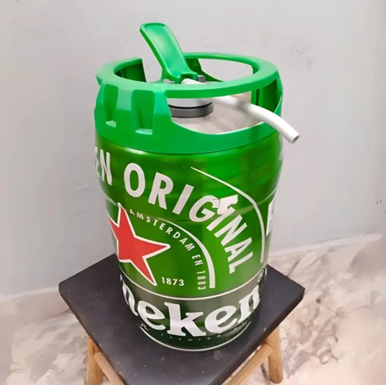 Cerveja Heineken Pilsen Barril 5L Cerveja Heineken Pilsen Barril 5L